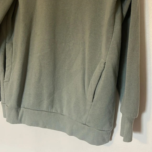 Zenana light blue oversized sweatshirt with pockets - Picture 4 of 7